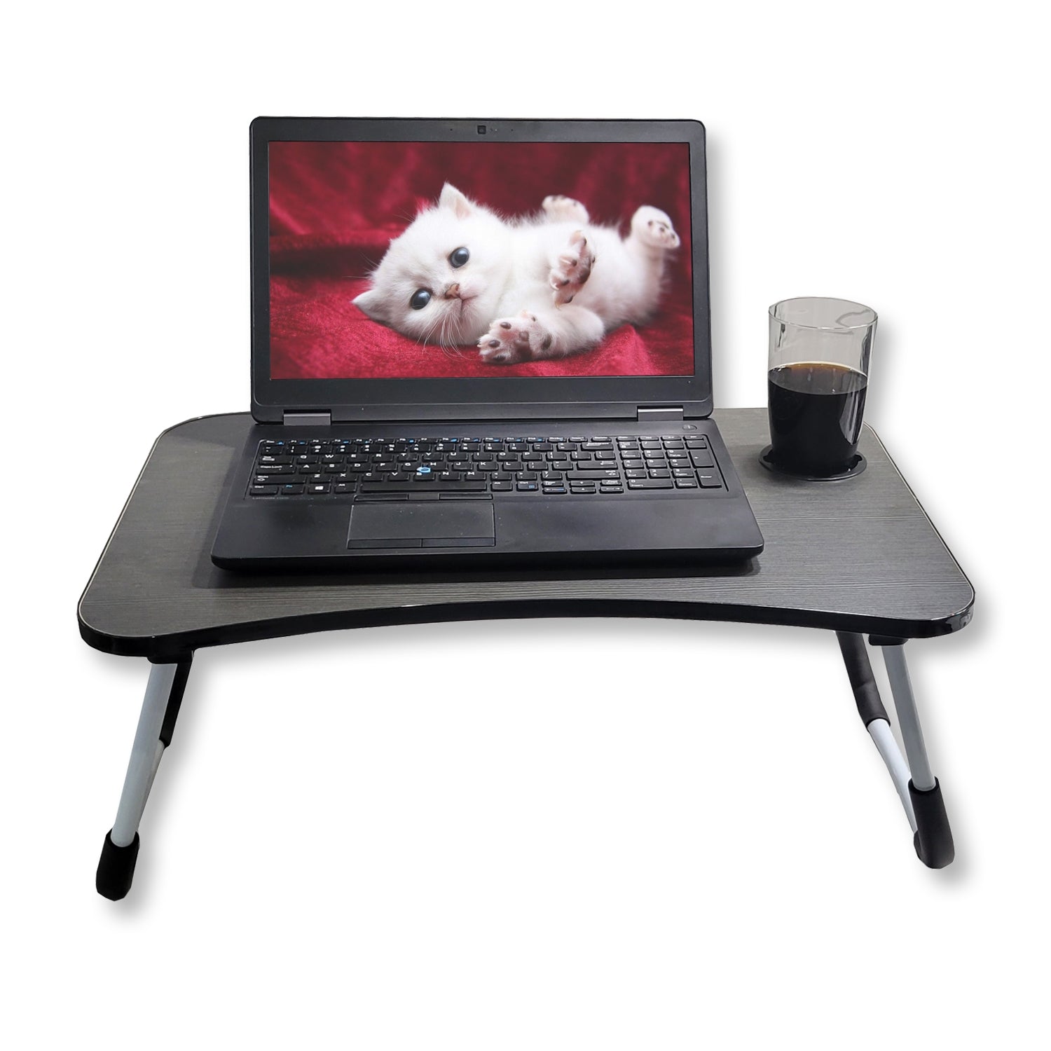 ITY International - Plateau pour le Lit Pliable, 23.6" x 15.7", 10.2", Noir - Simple Boutique