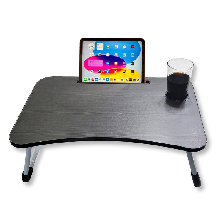 ITY International - Plateau pour le Lit Pliable, 23.6" x 15.7", 10.2", Noir - Simple Boutique