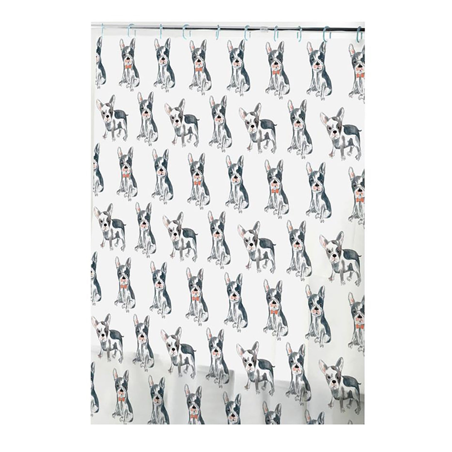 ITY International - Rideau de Douche en Peva, 71" x 71", Motif de Chiens - Simple Boutique