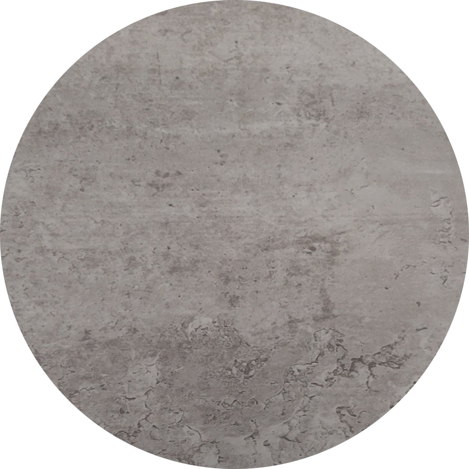ITY International - Table D'appoint Ronde à 2 Niveaux, 15.75" x 23.6", Gris Ciment - Simple Boutique