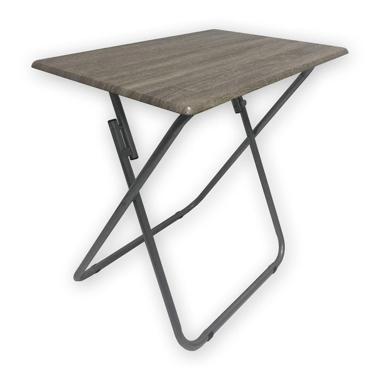 ITY International - Table Pliable en MDF, 18.9"x15"x25.6", Gris Taupe - Simple Boutique