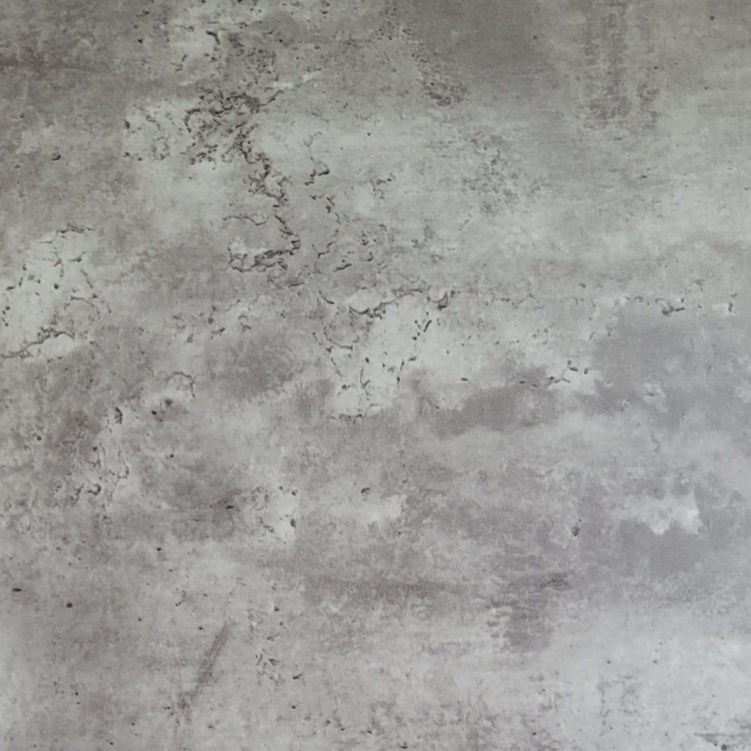 ITY International - Table d'appoint Carré à 2 Niveaux, 16"x16"x32", Gris Ciment - Simple Boutique
