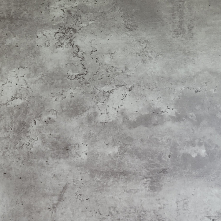 ITY International - Table d'appoint Carré à 2 Niveaux, 16"x16"x32", Gris Ciment - Simple Boutique