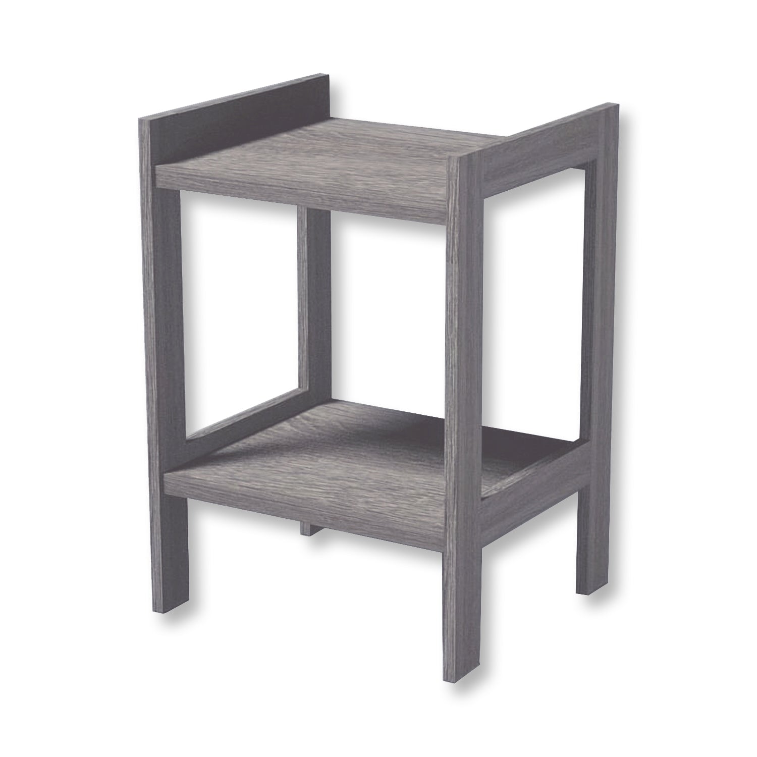 ITY International - Table d'appoint/ Table de Chevet en MDF, 15.75" x 22" x 15.75", Gris Taupe - Simple Boutique