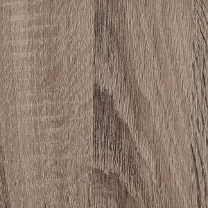 ITY International - Table d'appoint en MDF avec Tiroir, 11.8"x15.75"x23.25", Gris Taupe - Simple Boutique