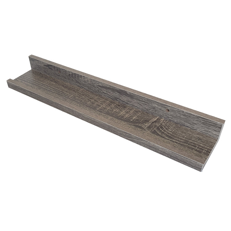 ITY International - Tablette Flottante Murale, 47.25"x3.75"x2", Gris Taupe - Simple Boutique