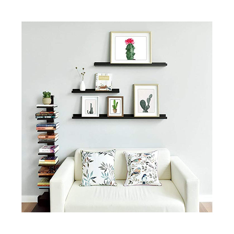 ITY International - Tablette Flottante Murale, 47.25"x3.75"x2", Gris Taupe - Simple Boutique