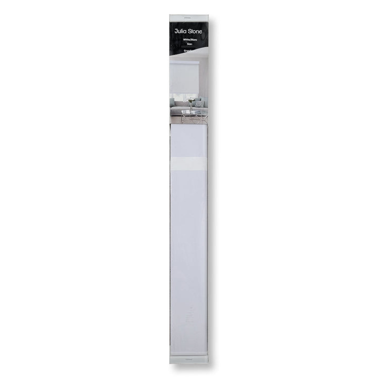ITY Julia Stone - Store de Fenêtre en Toile 60" X 84", Sans Cordon, Blanc - Simple Boutique