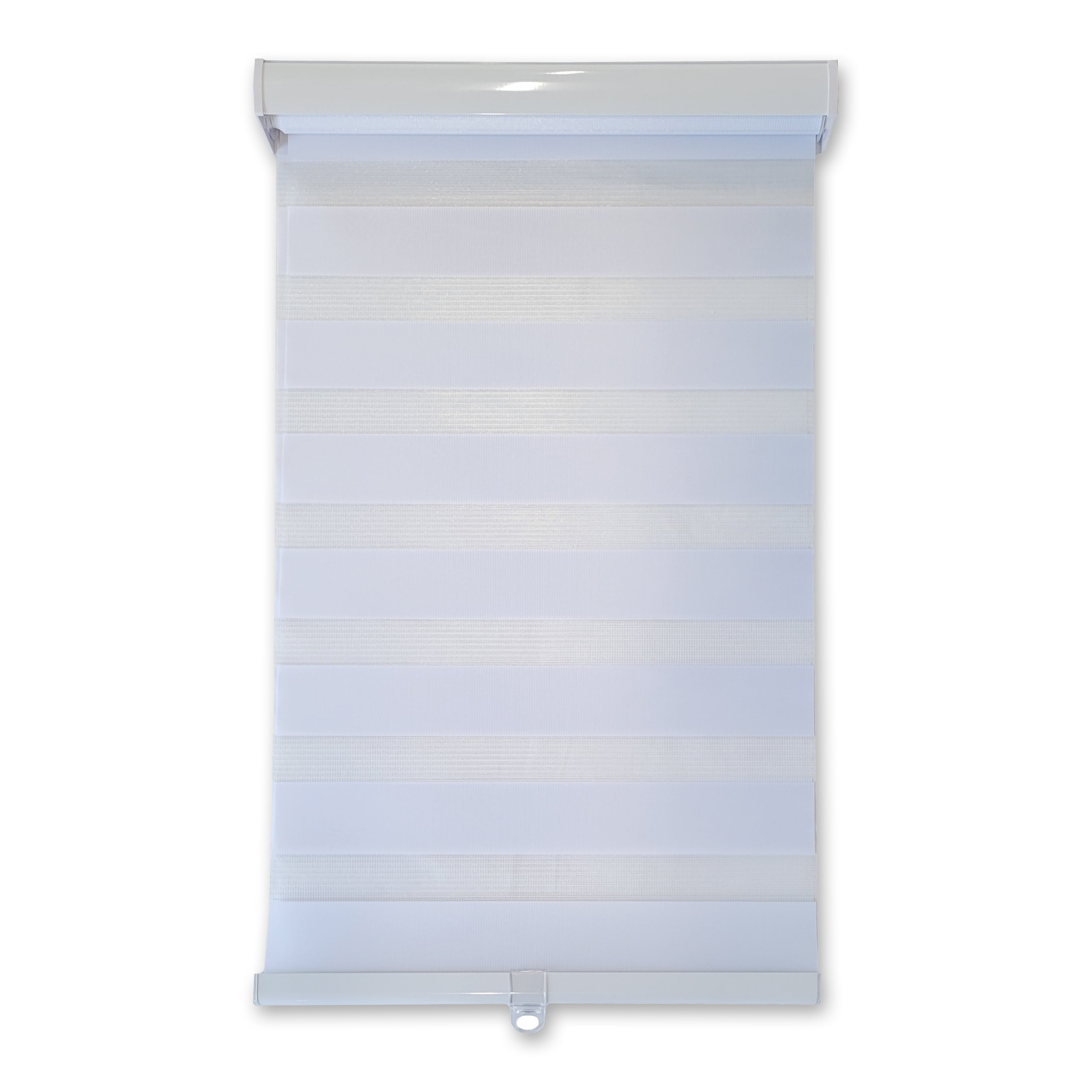 ITY Olivia Stone - Store de Fenêtre à Toile Alternée 18" X 84" Sans Cordon Blanc - Simple Boutique