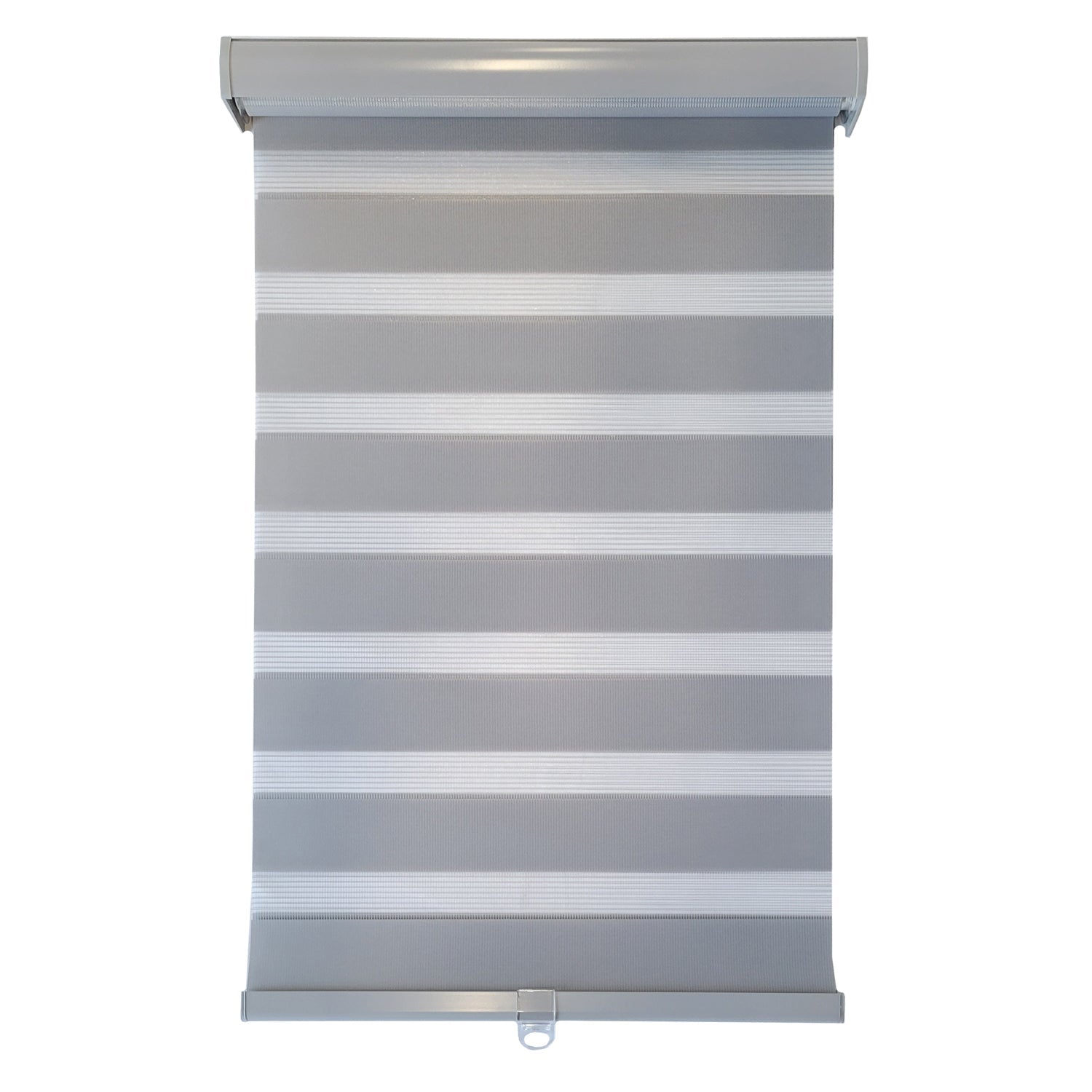 ITY Olivia Stone - Store de Fenêtre à Toile Alternée 22" X 84" Sans Cordon Gris - Simple Boutique
