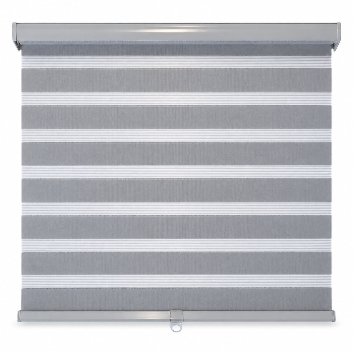 ITY Olivia Stone - Store de Fenêtre à Toile Alternée 36" X 84" Sans Cordon Gris - Simple Boutique