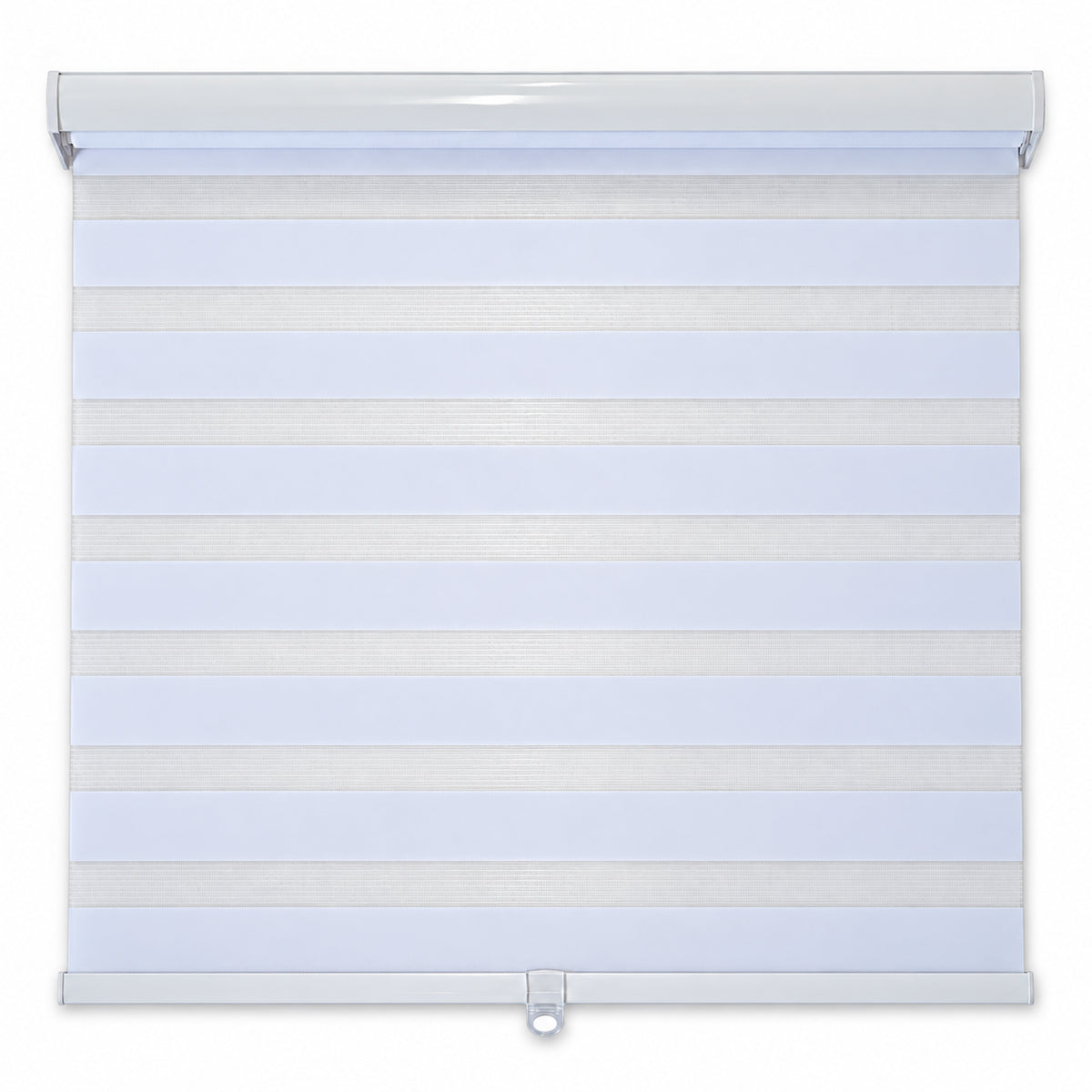ITY Olivia Stone - Store de Fenêtre à Toile Alternée 66" X 84" Sans Cordon Blanc - Simple Boutique