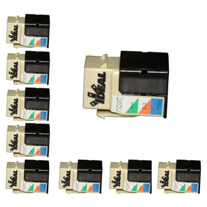 Ideal Industries RJ12 RJ11 110 Type 90 Keystone Jack Paquet de 10 - Simple Boutique