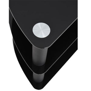 Impressions BM-102 Meuble Pour Téléviseur Courbé Noir Avec 3 Tablettes - Simple Boutique