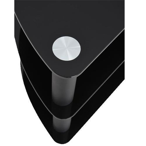 Impressions BM-102 Meuble Pour Téléviseur Courbé Noir Avec 3 Tablettes - Simple Boutique