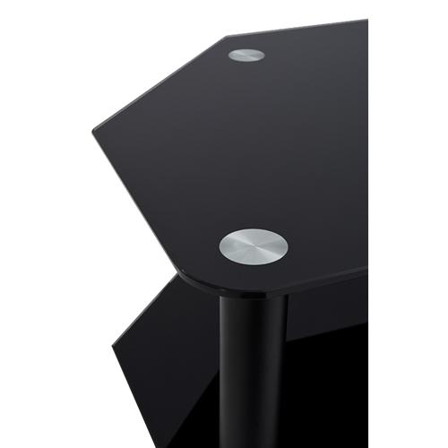 Impressions BM-105 Meuble Audio-Video À 3 Tablettes En Verre Trempé - Simple Boutique