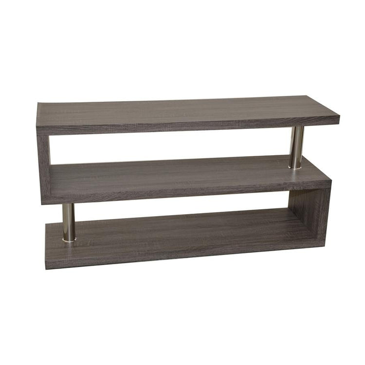 Impressions BM-109 - Meuble pour Téléviseur, 48'' x 14''x 24'', Motif Bois Gris - Simple Boutique
