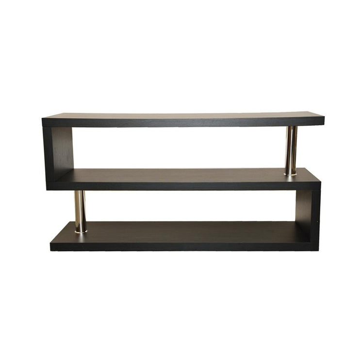 Impressions BM-110 - Meuble pour Téléviseur, 48'' x 14''x 24'', Motif Bois Noir - Simple Boutique