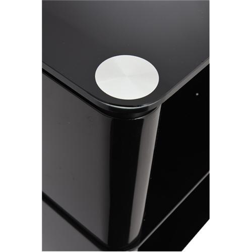 Impressions BTV-203 Meuble Audio-Video À 3 Tablettes En Verre Trempé - Simple Boutique