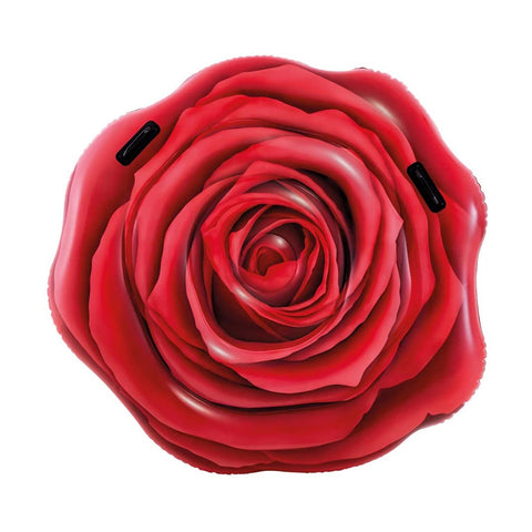 Intex - Flotteur Gonflable pour Piscine, 50'' x 47'', En Forme de Rose Rouge