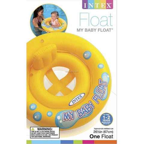 Intex - Flotteur pour Bambin My Baby Float, 1 à 2 ans, Jaune