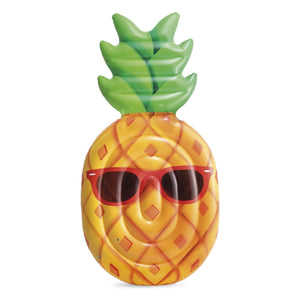Intex - Matelas Gonflable pour Piscine en forme d'ananas, 85'' x 42'', Jaune - Simple Boutique