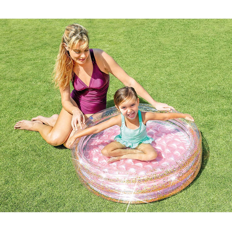 Intex - Mini Piscine Gonflable, Diamètre de 34'', Pour Enfants de 1 à 3 Ans, Rose - Simple Boutique