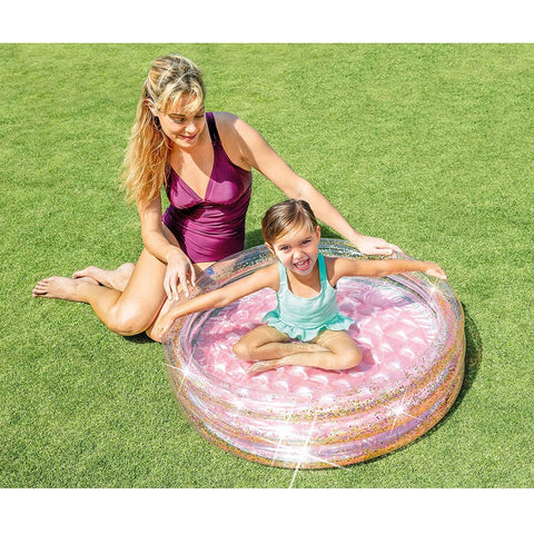 Intex - Mini Piscine Gonflable, Diamètre de 34'', Pour Enfants de 1 à 3 Ans, Rose