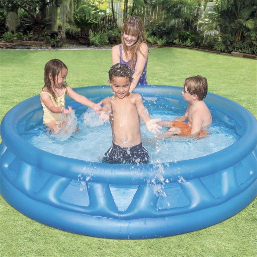 Intex - Piscine Gonflable pour Enfant, 74'' x 18'', Bleu - Simple Boutique