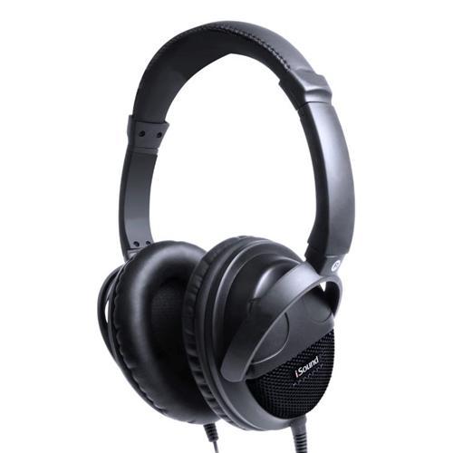 Isound HP-600 Casque D'écoute Filaire Noir - Simple Boutique
