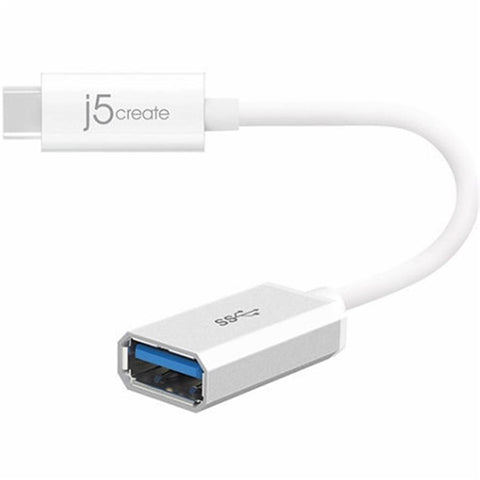 J5Create - Adaptateur USB 3.1 Type-C à Type-A, Blanc
