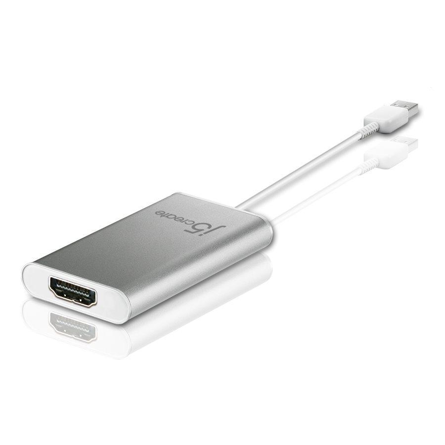 J5Create - Adapteur d'affichage USB 2.0 à HDMI, Gris - Simple Boutique