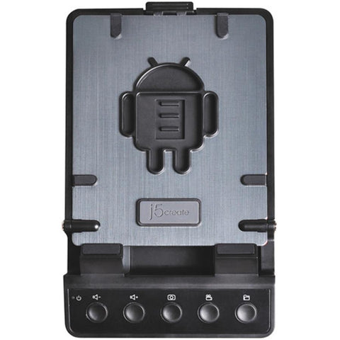 J5Create - Support Android pour Téléphone avec Ports USB avec sortie HDMI et VGA, micro-USB et sortie audio AUX 3,5 mm, Noir