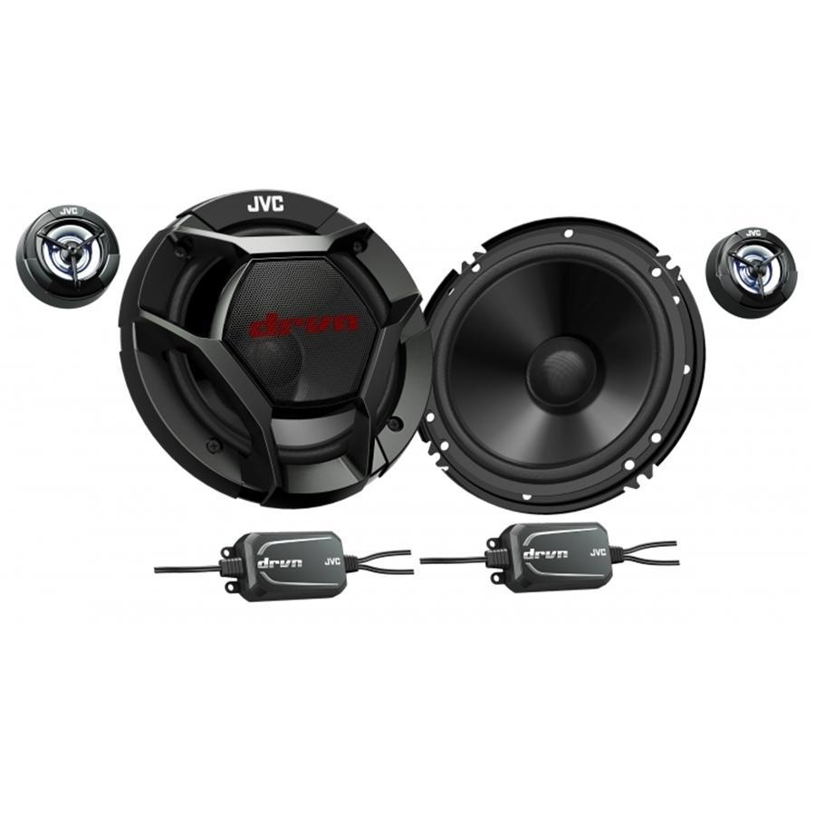 JVC CS-DR601C Haut-Parleurs Composant Bidirectionnels 6-1 / 2 "/ Puissance Max. 360W, Pour Voiture, Noir - Simple Boutique