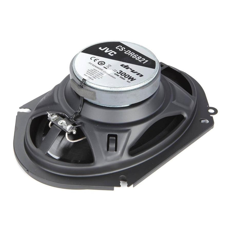 JVC CS-DR6821 Haut-Parleurs Stéréo 6 x 8" Coaxiaux à 2 Voies 300W, Pour Voiture, Noir - Simple Boutique
