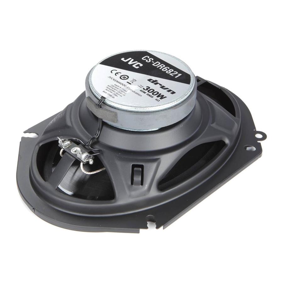 JVC CS-DR6821 Haut-Parleurs Stéréo 6 x 8" Coaxiaux à 2 Voies 300W, Pour Voiture, Noir - Simple Boutique