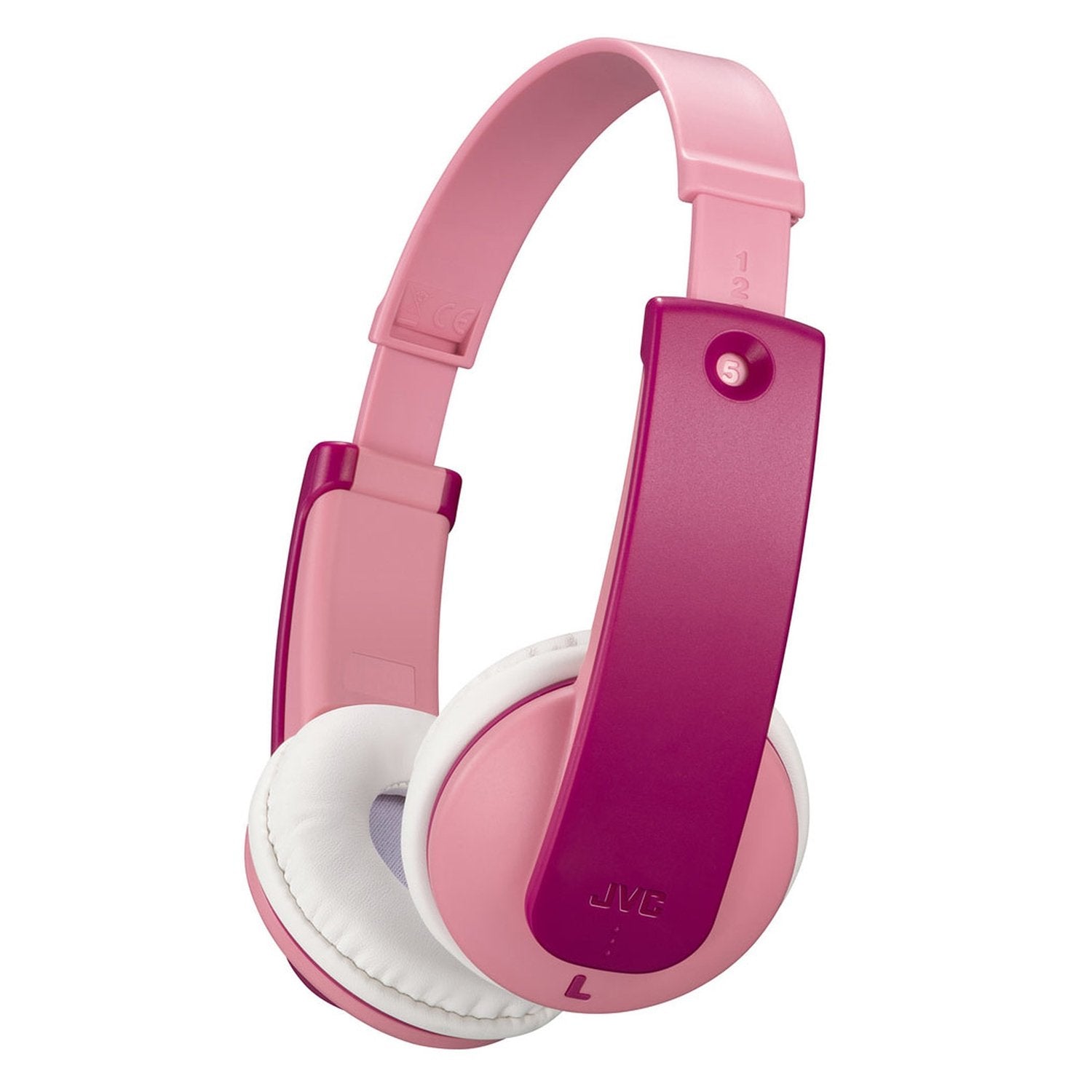 JVC - Casque d'écoute Sans-Fil pour Enfants, Bluetooth 5.0, Limiteur de Volume Sécuritaire, Rose - Simple Boutique