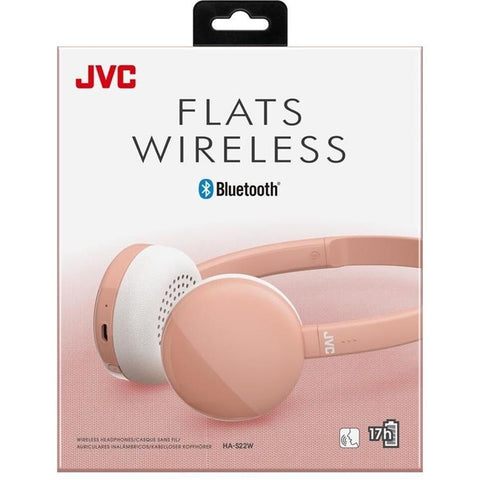 JVC - Casque d'écoute Supra- Auriculaire Sans-Fil, Bluetooth 5.0, Rose