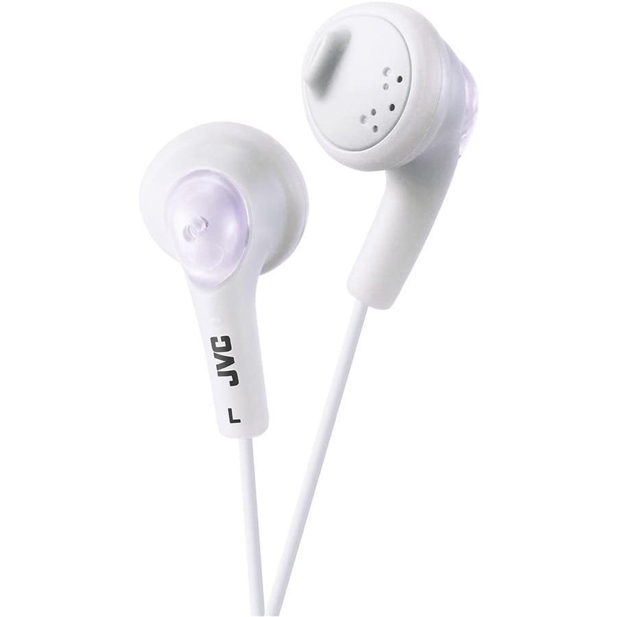 JVC - Écouteurs Gumy Intra-Auriculaire Filaire, Blanc - Simple Boutique