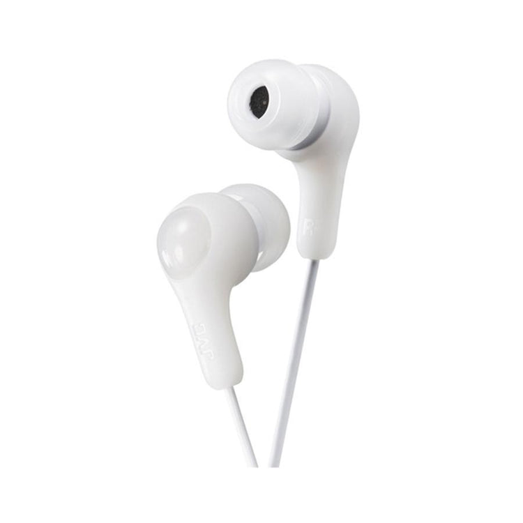 JVC - Écouteurs Intra-Auriculaire Filaire, Gumy Plus, Blanc - Simple Boutique