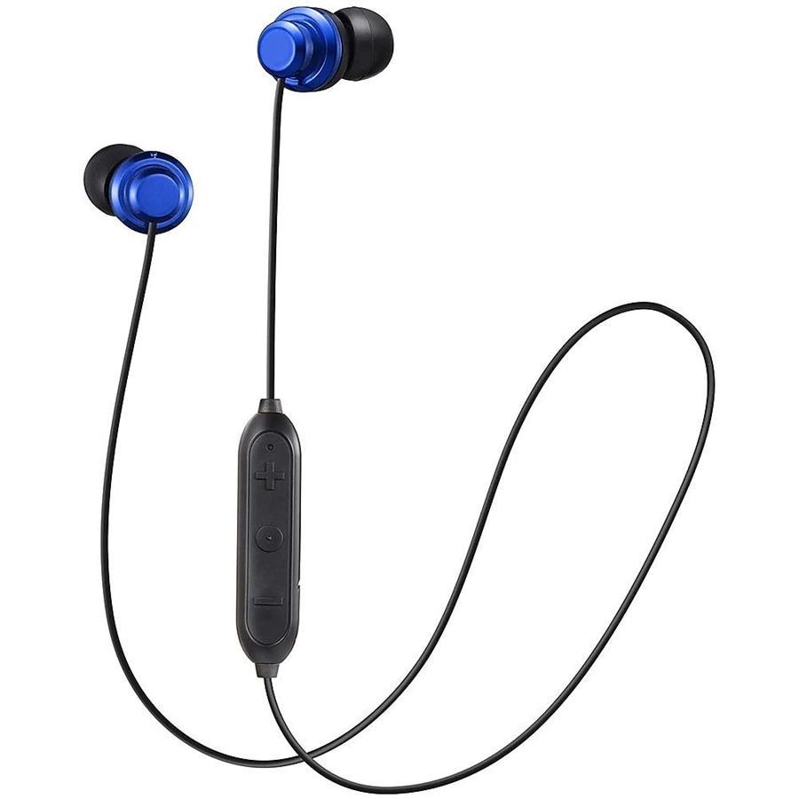 JVC - Écouteurs Intra-Auriculaires Sans-Fil, Bluetooth 4.2, avec Microphone et Télécommande, Bleu