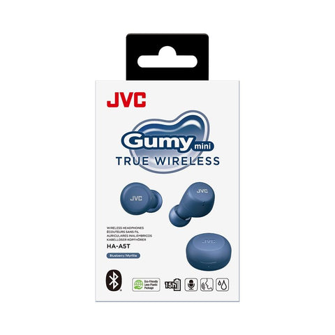 JVC - Écouteurs Sans-Fil Intra-Auriculaire, Bluetooth 5.1, Avec Boitier de Recharge, Bleu