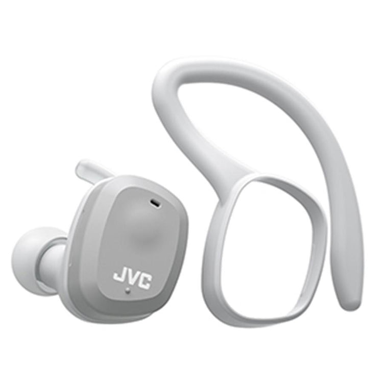JVC - Écouteurs Sans-Fil Intra-Auriculaire Sport, Bluetooth 5.0, Avec Boitier de Recharge, Gris - Simple Boutique