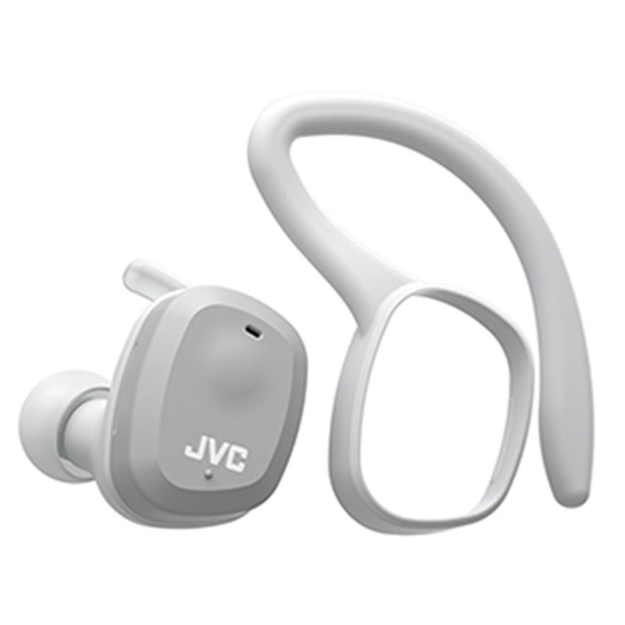 JVC - Écouteurs Sans-Fil Intra-Auriculaire Sport, Bluetooth 5.0, Avec Boitier de Recharge, Gris - Simple Boutique