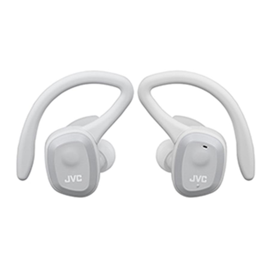 JVC - Écouteurs Sans-Fil Intra-Auriculaire Sport, Bluetooth 5.0, Avec Boitier de Recharge, Gris - Simple Boutique