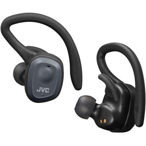 JVC - Écouteurs Sans-Fil Intra-Auriculaire Sport, Bluetooth 5.0, Avec Boitier de Recharge, Noir