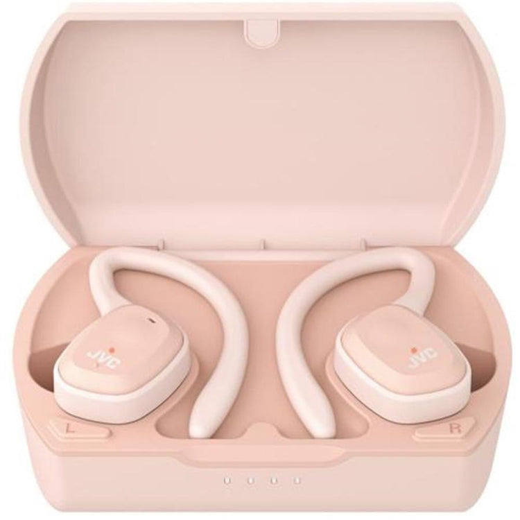 JVC - Écouteurs Sans-Fil Intra-Auriculaire Sport, Bluetooth 5.0, Avec Boitier de Recharge, Rose - Simple Boutique