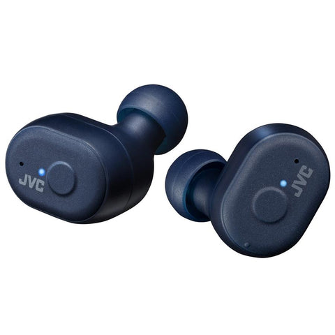 JVC - Écouteurs Sans-Fil Intra-Auriculaires, Bluetooth 5.0, Avec Boitier de Recharge, Bleu