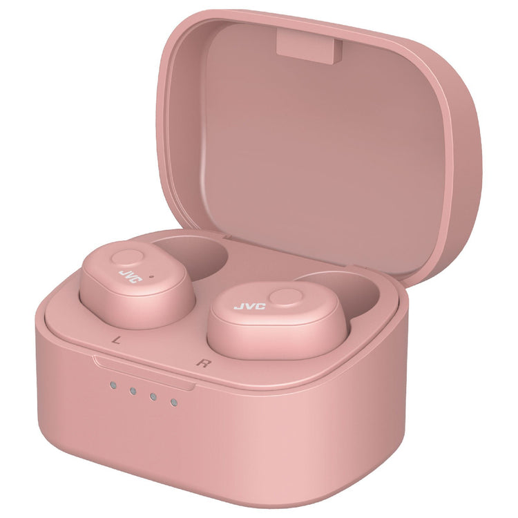JVC HA-A10T-P Écouteur Bluetooth Intra-Auriculaire Complètement Sans-Fil Avec Microphone et Télécommande Rose - Simple Boutique