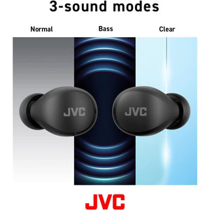 JVC HA-A6T-B - Écouteur Sans-Fil Intra-Auriculaire, Bluetooth 5.1, Avec Boitier de Recharge et Commande Tactile, Noir - Simple Boutique